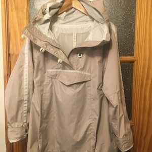 lululemon rain jacket with reflective details